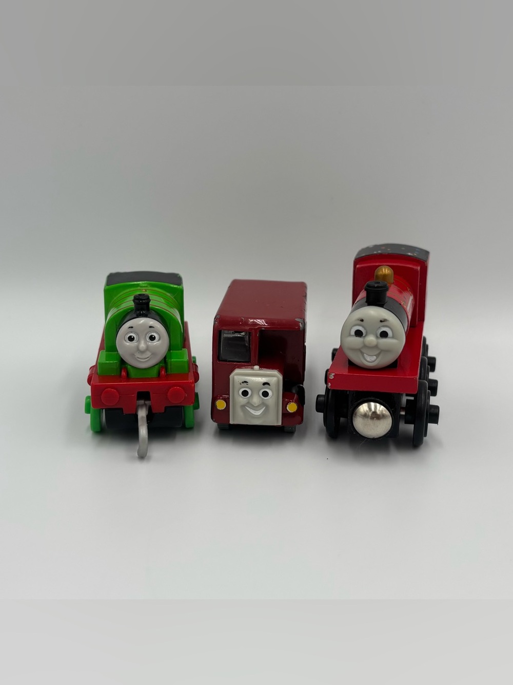 RARE Vintage Y2K Thomas the Train Percy + Bertie Bus + Celebration James Toy Lot